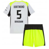 Fotbalové Dres Borussia Dortmund Ramy Bensebaini #5 Dětské Venkovní 2025-26 Krátký Rukáv (+ trenýrky)